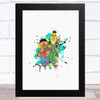 Bert And Ernie Platter Children's Kid's Wall Art Print