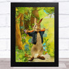 Peter Rabbit Colourful Children's Kid's Wall Art Print