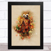 Rocket Raccoon Vintage Children's Kid's Wall Art Print