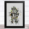 Boba Fett Watercolour Children's Kid's Wall Art Print