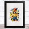 Minion Smudge Style 1 Children's Kid's Wall Art Print