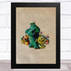 Vintage Monsters Inc Children's Kid's Wall Art Print