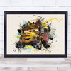 Cars Miss Fritter Children's Kid's Wall Art Print