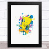 Tweety Splatter Children's Kid's Wall Art Print