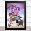 Vampirina Pink Children's Kid's Wall Art Print