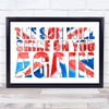 The Sun Will Shine On You Again Great Britain Captain Tom Wall Art Print