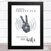 Funny Dad Pretty Fly Gives Me Wi-Fi Dad Father's Day Gift Wall Art Print