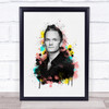 Neil Patrick Harris Watercolour Splatter Drip Wall Art Print