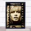 Brigitte Bardot Rustic Movie Reel Wall Art Print