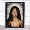 Megan Fox Vintage Movie Reel Wall Art Print