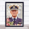 Prince Philip Vintage Roses Wall Art Print