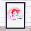 Aretha Franklin Watercolour Wall Art Print