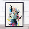 Chris Martin Retro Shapes Wall Art Print