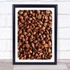 Coffee Beans Photograph Wall Art Print