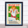 Vintage Advert Palmolive Girl Wall Art Print