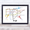 The Tube Paint Tubes Squidge Wall Art Print