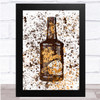 Dead Mans Fingers Coffee Rum Splatter Wall Art Print