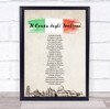 National Anthem Of Italy Colosseum Tower Of Pisa Wall Art Print
