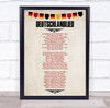 National Anthem Of Germany Vintage Bunting Wall Art Print