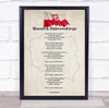 National Anthem Of Poland Vintage Country Wall Art Print