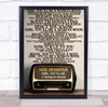 Neil Diamond Girl You'll Be A Woman Soon Vintage Radio Typography Music Song Lyric Art Print