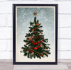 Decorations It's The Most Wonderful Time Of The Year Christmas Wall Art Print