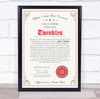 Christmas Hello Elf on Shelf Letter Certificate Award Print