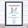 Tooth Fairy Official Tooth Excellence Light Blue Personalised Certificate
