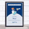 Blue Ginger Tooth Fairy Personalised Certificate Award Print