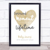 Carried For A Moment Baby Loss Miscarriage Memorial Neutral Gift Print