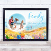 Beach Personalised Photo Family Personalised Gift Art Print