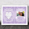 25 Years Of Marriage 25th Wedding Anniversary Couple Photo Frame Gift Print