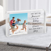 Don't Wait For Tomorrow Photo Personalised Gift Acrylic Block