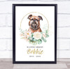 Dog Memorial In Loving Memory Style 11 Personalised Gift Print