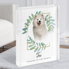 White Samoyed Pet Dog Memorial Forever In Our Hearts Gift Acrylic Block