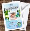 Great Grandad Landscape Nature Painted Photo Balloons Personalised Birthday Card