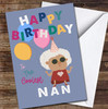 Funny Grandma Balloons Happy Birthday Coolest Nan Personalised Birthday Card