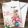 Pink Special Sister Stylish Girl In Jeans Shorts Personalised Birthday Card