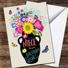 Special Niece Birthday Bouquet Of Bright Flowers Personalised Birthday Card