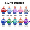 Round Dark Skin Family Jumpers Personalised Christmas Tree Ornament Decoration