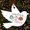 Family Names Jumpers Robin Personalised Christmas Tree Ornament Decoration