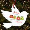 Family Name Cute Jumpers Robin Personalised Christmas Tree Ornament Decoration