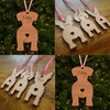 Welsh Terrier Dog Bauble Dog Bum Ornament Personalised Christmas Tree Decoration