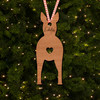 Manchester Terrier Dog Bauble Ornament Personalised Christmas Tree Decoration