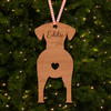 Azawakh's Dog Bauble Dog Bum Ornament Personalised Christmas Tree Decoration