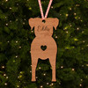Black Mouth Cur Dog Bauble Ornament Personalised Christmas Tree Decoration