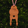 Standard Poodle Dog Bauble Ornament Personalised Christmas Tree Decoration