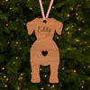 Borador Dog Bauble Dog Bum Ornament Personalised Christmas Tree Decoration