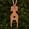 Salukis Dog Bauble Dog Bum Ornament Personalised Christmas Tree Decoration