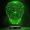 3D Effect Hot Air Balloon And Basket Personalised Colour Change Lamp Night Light